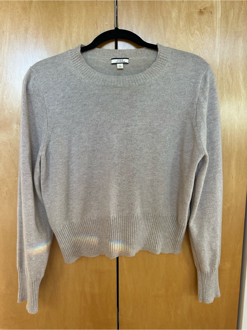 Jcrew cropped cashmere sweater